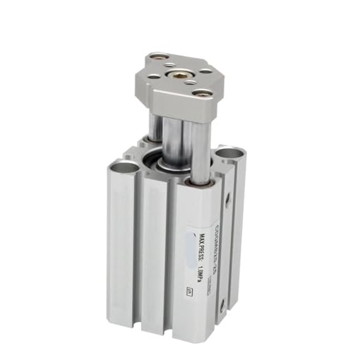 Vérin compact CDQMB20 course 15mm anti-rotation à double tige pour automatisme précis - 2