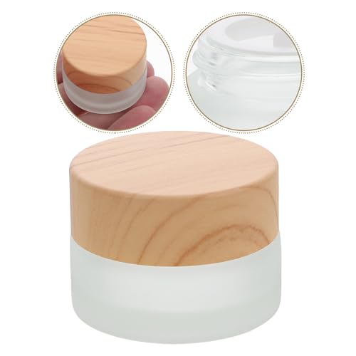 Vaso de vidrio para arte de uñas con tapa miniatura 7