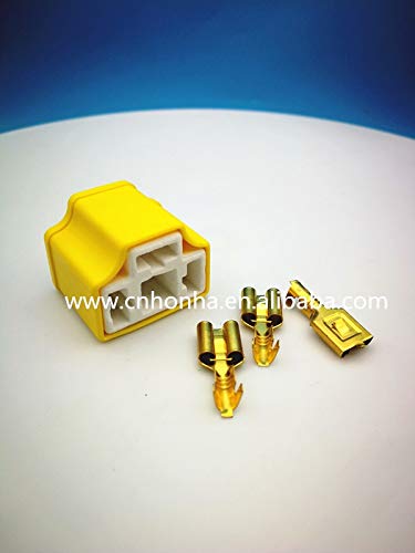 Davitu Cables, Adapters & Sockets - 10kits 7.8mm H4 Ceramic Female Connector Car Auto HID Xenon Light Socket Plug - (Color Name: 100pcs)