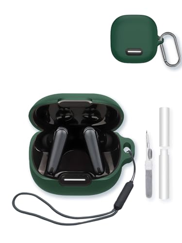 Anker Soundcore Liberty 4 NC �g�D���[���C�����X�C���z���p�P�[�X�A�\�t�g�v���e�N�e�B�u�ABOVUGAC�V���R���P�[�X�J�o�[ �L�[�`�F�[��&�N���[�j���O�L�b�g&�������[�h�t�� Anker Soundcore liberty4 NC
