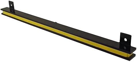 Master Magnetics AM4PLC Magnetic Tool Holder, 18-Inch Wide, 20-Pound Per Inch, Black Powder Coat with Yellow Stripe