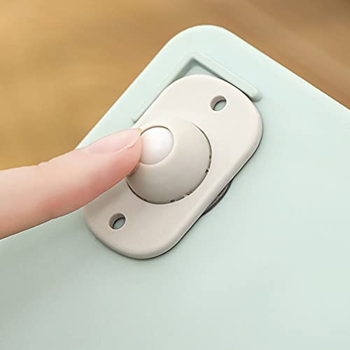 Baluue 8 rodas autoadesivas com polia giratória de 360 graus, caixa de armazenamento universal, roda