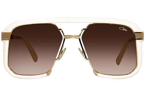Cazal Legends 682 003 Sunglasses Gold Plated/Milky White/Brown Gradient 57mm2