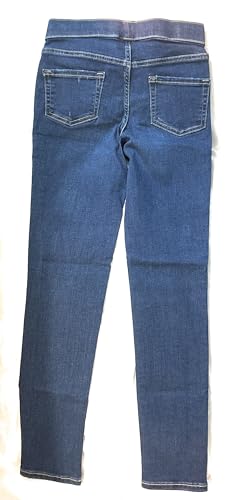 Cat & Jack Girls' Mid-Rise Pull-On Jeggings in Dark Vintage Blue - Dark Wash (as1, Numeric, Numeric_14, Slim)2