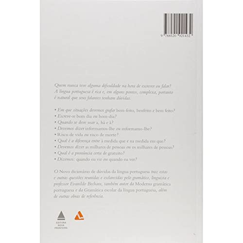 Novo dicionário de dúvidas da língua portuguesa