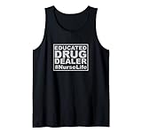 Pädagogischer Arzneimittelhändler Lustig Krankenschwester Medizin Tank Top