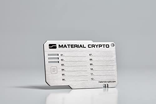 Material, Crypto Wallet, Stainless Steel Bitcoin Wallet, Secure Crypto Wallet, Hack-resistant - Image 2