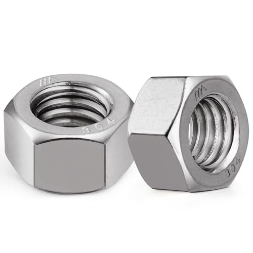 Écrous hexagonaux 5/8-11 anti rouille inox 304 pour réparer filetage SAE VG01302