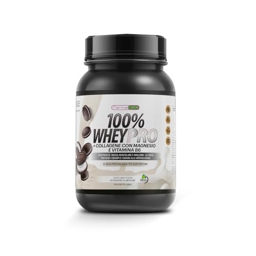 FARMAFUSION Proteine del siero del latte | Con Collagene e