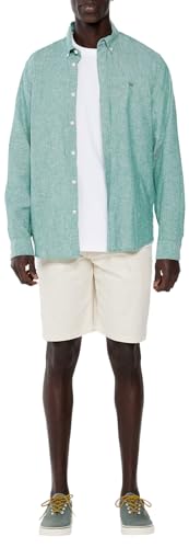 Chemise en lin homme Springfield mode été manches longues
