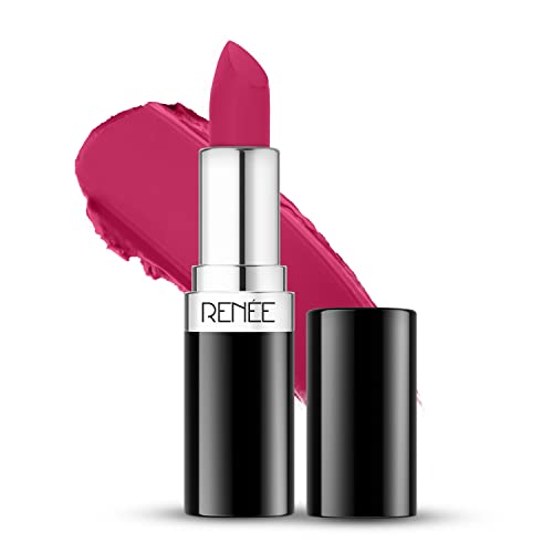Image of RENEE Stunner Matte Lipstick - Dare You 4gm| Intense Color Pay Off, Full Coverage Long Lasting Weightless Velvety Formula with One Swipe Application| Enriched with Vitamin E & Hyaluronic Acid