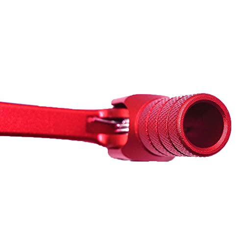 Image of Gear Shift Lever, Alloy Aluminium Fit for Motorcycle BSE CRF 110 TTR 125 Motorcycle 50cc 110cc 250cc Dirt Pit Bike(Red)
