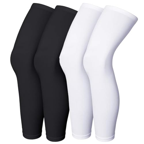 Luwint Leg Sleeves for Kids and Adults, Leg Compression Sleeves UV Protection for Football, Basketball, Soccer, Volleyball, Sports Accessories, 2 Pairs
