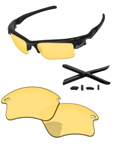 Image of Replacement Lenses & Rubber Kits for Oakley Fast Jacket XL OO9156 71mm - Precision Fit, UV Block, Impact Resistant