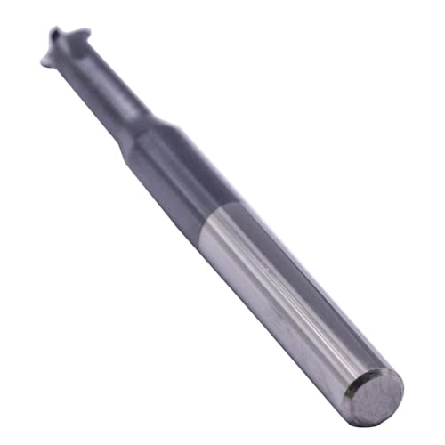 Image of BestParts 5 /16 inch 18-48 TPI Single Pitch Solid Carbide Thread end Mill - AlTiN Coated, 4 Flute, .240 inch Cutting Diameter, 1 /4 inch Shank Diameter, Necked to Thread .625 Deep, 2-1 /2 inch Overall Length