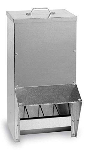 FINCA CASAREJO Tolva comedero de Exterior galvanizado. Material Inoxidable antilluvia. Comedero Exterior Chapa (17)