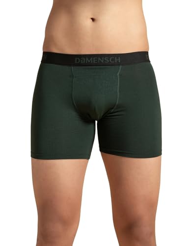 Image of DAMENSCH Mens Regular Fit Premium Cotton Blend Boxer Brief | Innerwear Men, Men Boxers, Underwear for Men, Shorts for Men, Inner for Men, Briefs for Men