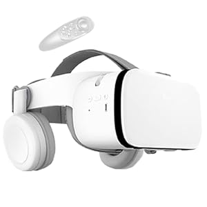 VR Headset for Cellphone 3D Virtual Reality Glasses Bluetooth VR Glasses with Remote Control Compatible with Android iOS iPhone 12 11 Pro Max Mini XRS 8 7 Samsung 4.7-6.2 inch Mobile Phones.