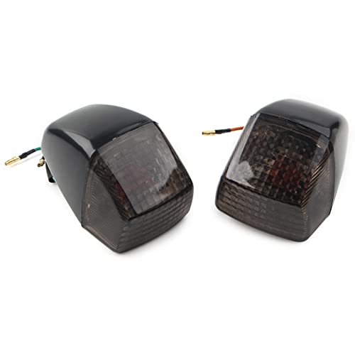 Cnfang4 Motorcycle Turn Signal Lights Indicators LED for HONDA RVF400 NC35 1995-1998 Smoke Lens