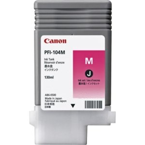 Canon PFI-104M Ink Cartridge - Inkjet - Magenta -  3631B001