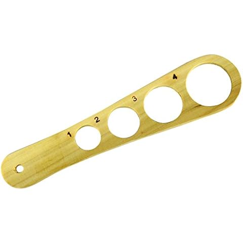 Southern Homewares SH-10099 Pasta Serving Size Measuring Tool for Spaghetti Or Dry Noodle Port Portion Control, Beechwood, Natural Cover