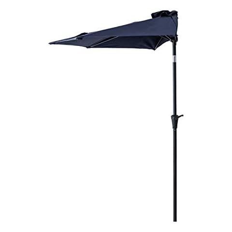 FLAME&SHADE 2.75m Half Round Parasol Cover