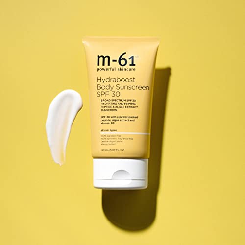 m-61 Hydraboost Body Sunscreen SPF 30 - Broad spectrum SPF 30 hydrating and firming algae extract and peptide body sunscreen - Image 6