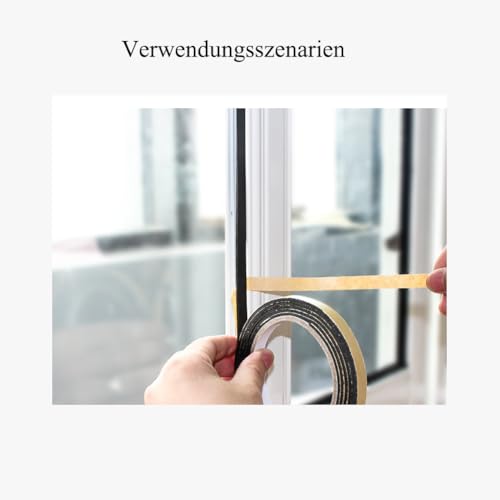 HSYTEK 4 Stück Ceranfeld Dichtungsband Selbstklebend,2m Dichtband für Küchenherd,10mm*2mm Dichtungsband Abdichtungsband für Glaskeramikkochfelder und zum Abstauben von Fenstern