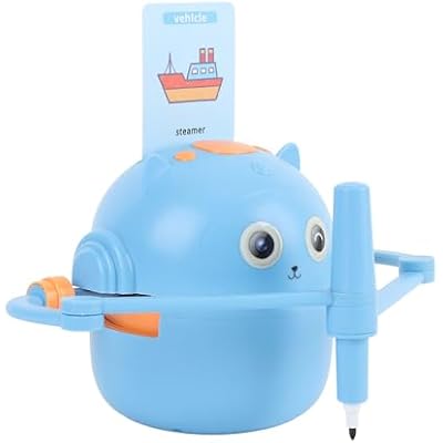 Smart Drawing Robot - Interactive Educational Learning Machine with Premium ABS Material, 21800mAh Battery, 2 Pens, 100 Cards - for Kids and Adults