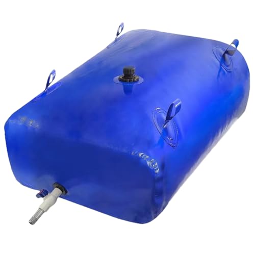 Réservoir d'eau Souple – Grand Conteneur d'eau | Conteneurs d'eau Pliables | Sac Réservoir d'eau Portable 100L, Matériau PVC Alimentaire, pour Camping, Livraison d'eau d'urgence