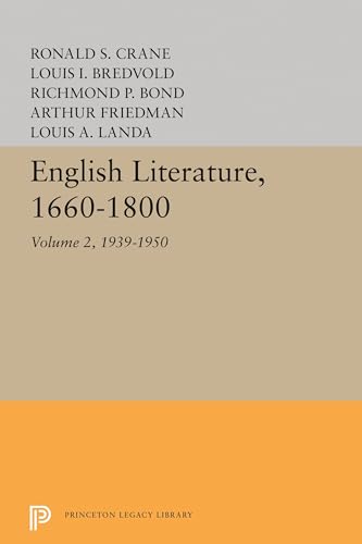 English Literature, Volume 2: 1939-1950 (Princeton Legacy Library)