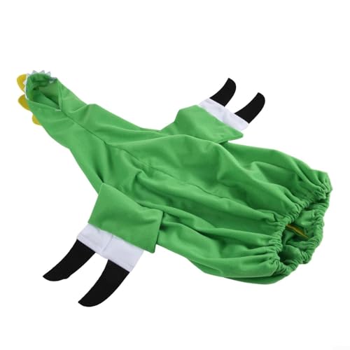 Ropa para estatua de ganso de 23 pulgadas para uso en exteriores, cubierta de tela resistente para proteger y decorar figuras de ganso de jardín, fácil de limpiar (amarillo)
