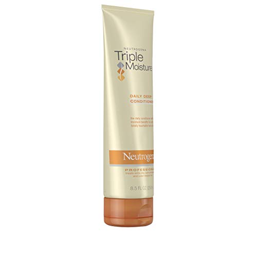 Neutrogena Triple Moisture Daily Deep Conditioner For Extra Dry Hair, Damaged & Over-Processed Hair, Intensive Hydrating Conditioner With Olive, Meadowfoam & Sweet Almond, 8.5 Fl. Oz #TOP2