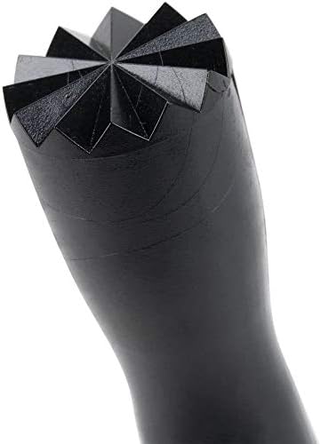 (Pack of 6) Poly Black Bar Muddler for Cocktails Triangular Head Professional Drink Muddler Bartender Tools