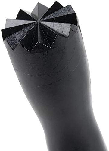 (Pack of 6) Poly Black Bar Muddler for Cocktails Triangular Head Professional Drink Muddler Bartender Tools