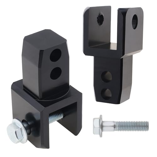 Windance 2pcs M8 8MM Motorcycle Rear Shock Extender, Aluminum Alloy