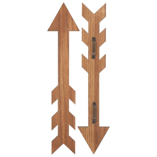 Stile vintage unico: aggiungi personalità a qualsiasi cassetta postale con un'arte murale in legno vintage e una freccia in legno per la cassetta postale, trasformando il tuo cortile anteriore in uno spazio elegante e invitante, cartello stradale da appendere alla parete, arte murale in stile fattoria