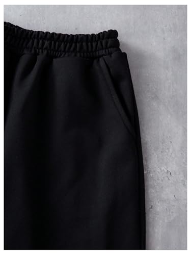 SHENHE Boy's Colorblock Straight Leg Sweatpant Elastic Waist Workout Sports Pants with Pockets3