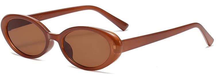 By Visions India Retro Vintage Oval Abstract Unisex UV Protected Sunglasses Uv400 Protected (138)