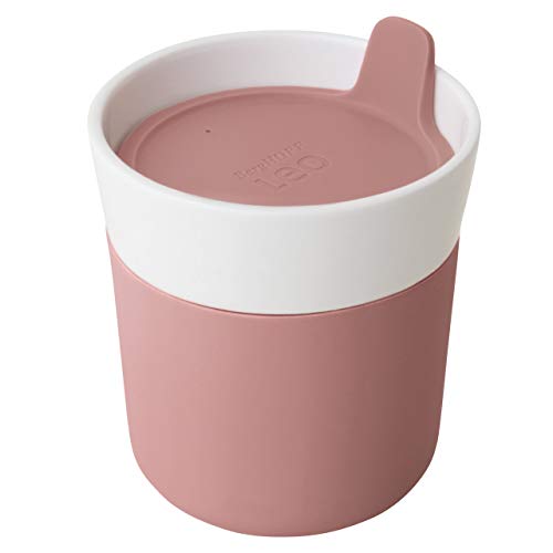 Berghoff 025 Litre Porcelain Travel Mug Pink White