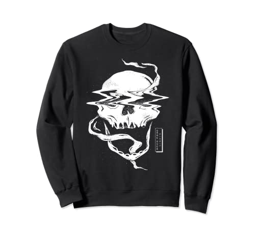 Edgy Teschio Game Over Vaporwave Aesthetic Alt Indie Gothic Felpa