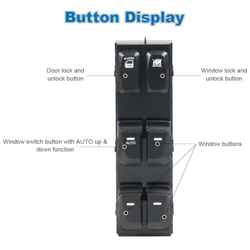 Interrupteur de lève-vitre bloqué ? Commandez ce master switch 04602781AA - 5