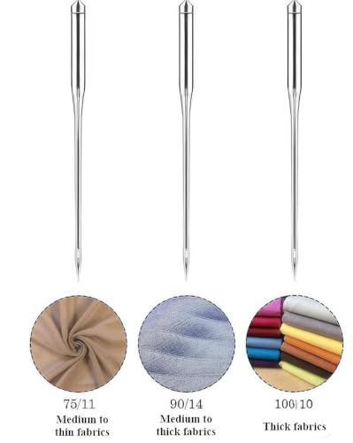 Kit de 6 Pies de Prensatelas para Dobladillo con 30 Agujas miniatura 3