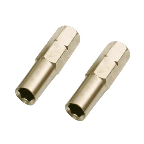 2 Stück 6,35 Auf 4 Mm Adapter-Magnethülse,1/4 Zoll Bit Adapter...