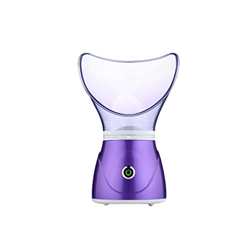Angyu Instrumento de Reposición de Spray Mini de Reposición de Agua Instrumento de Belleza Vapor de Cara de Mano Humidificador (Morado(US),12.5 * 12.5 * 21 cm)