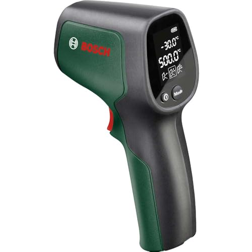 Bosch UniversalTemp Infrared Thermometer (-30C to +500C Easy and Precise Measurement 3 Predefined Material Groups in Box)