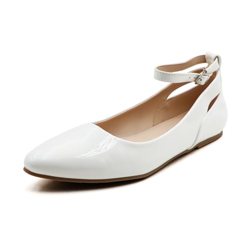 Women's Comfortable Fashion Elastic Ankle Straps Flats Shoes