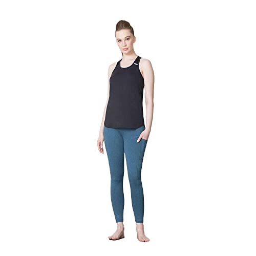 Image of Van Heusen Women's Stretch Fit High Rise Proactive Snug Fit Snug Fit Yoga Pants - High Stretch, Moisture Wicking