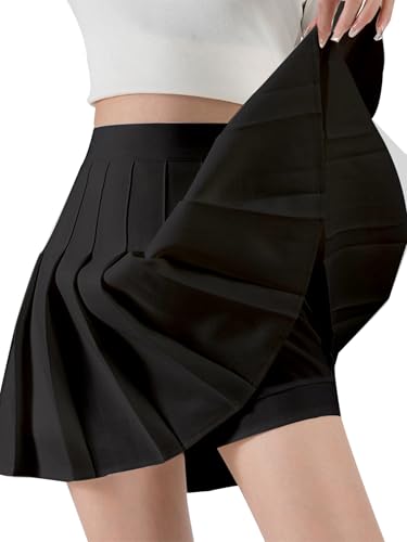 YINGWIN Faltenrock Damen Kurz Rock Damen Minirock Cheerleader Kostüm Sexy Party Outfit Gothic Kleidung Röcke für Mädchen