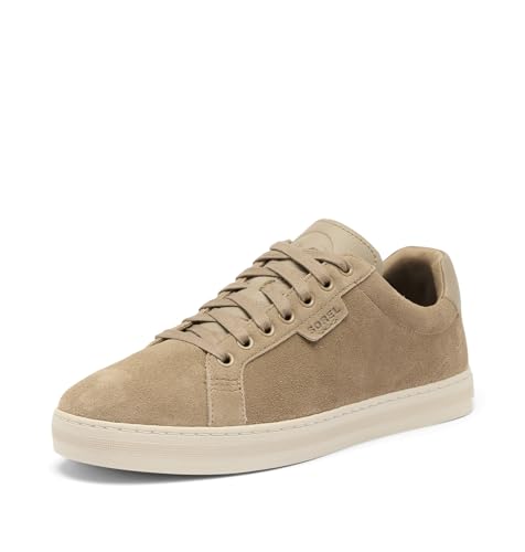 Sorel Mens Cyprus LX Sneaker Khaki II/Chalk 10.5